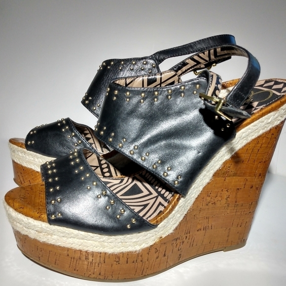 JESSICA SIMPSON Wedge Heel Sandals NWOT - Picture 3 of 14